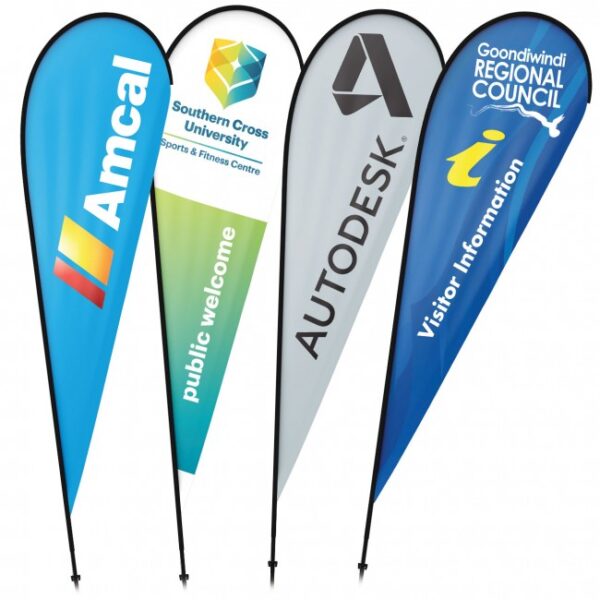 Tear Drop Flag Banner Design & Print | Outdoor